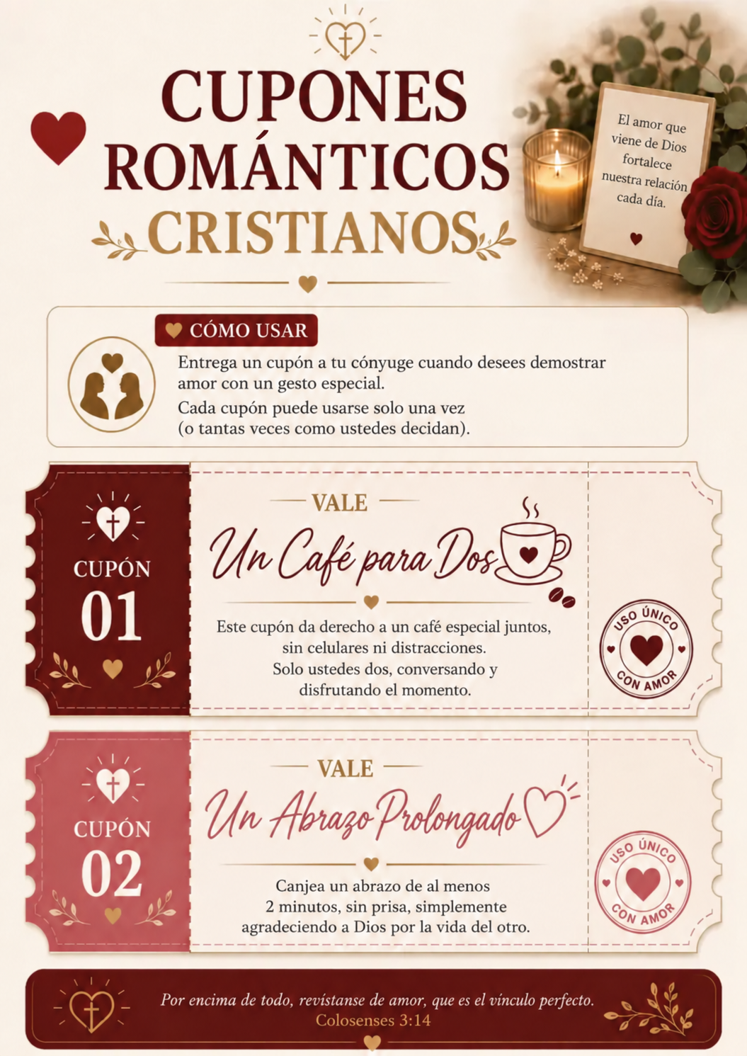 Cupones románticos
