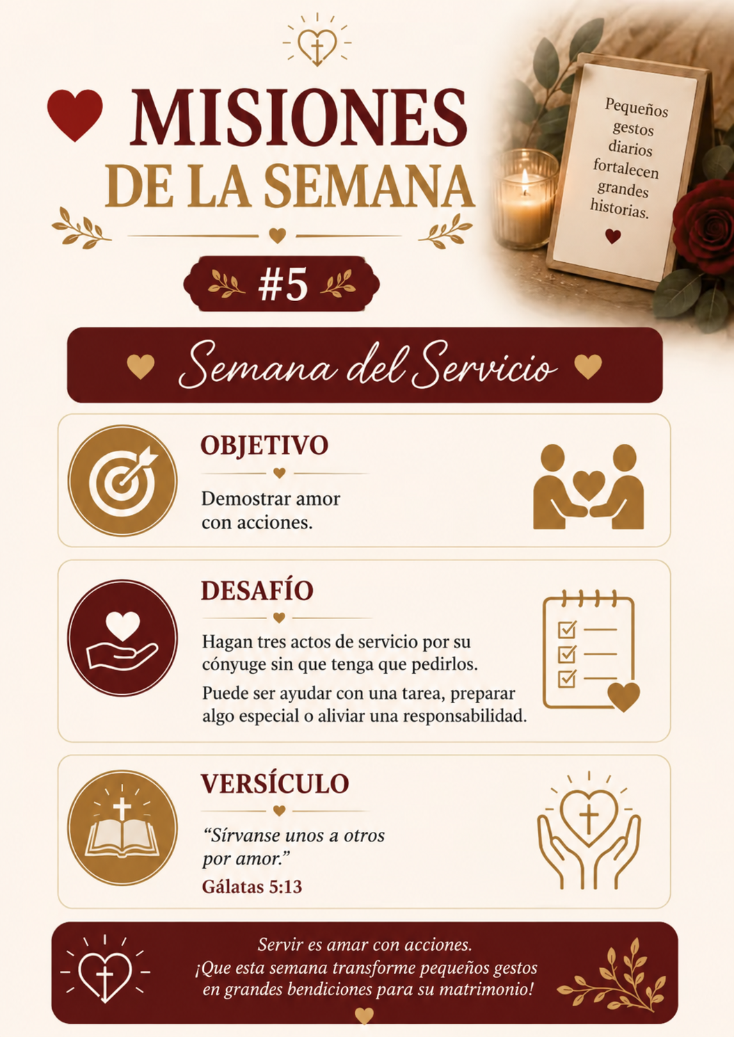 Misiones de la semana para la pareja