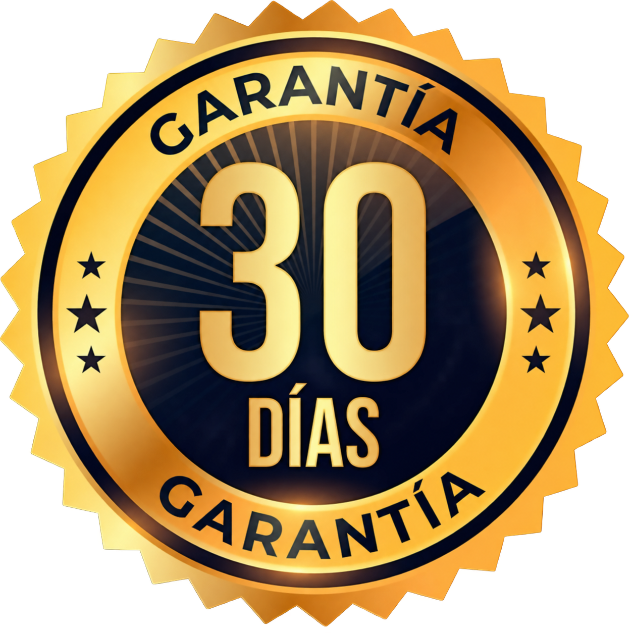 Sello de garantía incondicional de 30 días
